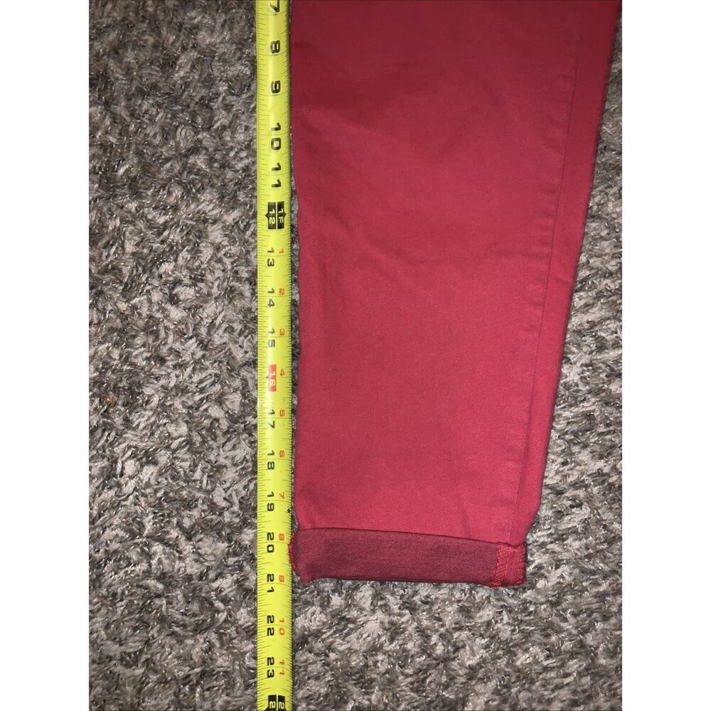 Democracy Ab Solution Skinny Capri Jeans Women’s 8P Red Skinny Stretch NWT - Picture 6 of 6